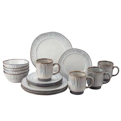 Bia Cordon Bleu 16 Piece, Dinnerware Set In Beige