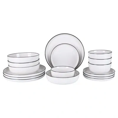 Bia Cordon Bleu 16 Piece Dinnerware Set In White