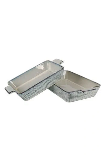 Bia Cordon Bleu 2-piece Colonnade Bake Set In Gray