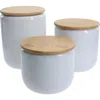 Bia Cordon Bleu 3-piece Assorted Impulse Canister Set With Lids In Blue