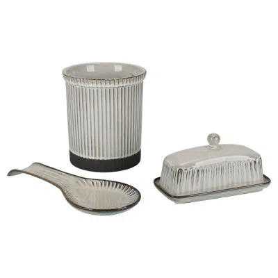 Bia Cordon Bleu 3 Piece, Kitchen Accessories Set In Beige