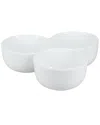 Bia Cordon Bleu 3-section Joined Bowls In White