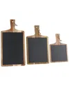 Bia Cordon Bleu 3pc Assorted Rectangular Wood Board Serving Set