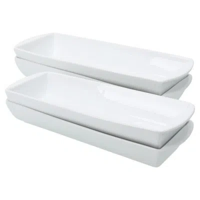 Bia Cordon Bleu 4-piece, Amar Serving Bowl Set, White