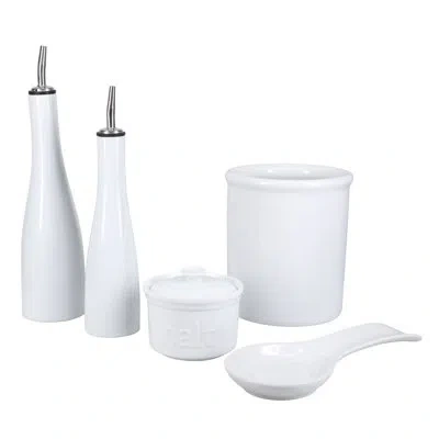 Bia Cordon Bleu 5pc Porcelain Kitchen Basics Set In White