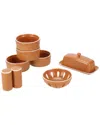 Bia Cordon Bleu 7pc Terracotta Tabletop Set