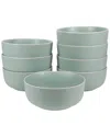 Bia Cordon Bleu 8pc Tempo Cereal Bowl In Green