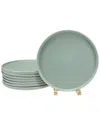 Bia Cordon Bleu 8pc Tempo Dinner Plate In Green