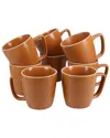 Bia Cordon Bleu 8pc Tempo Mug Set In Brown