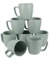 Bia Cordon Bleu 8pc Tempo Mug Set In Green
