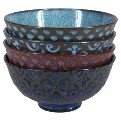 Bia Cordon Bleu Assorted Arabella 10 Ounce Bowls In Multicolor
