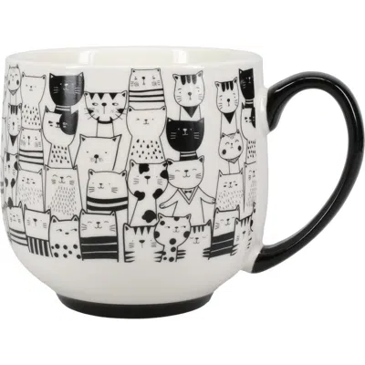 Bia Cordon Bleu Cat Café Set Of 4 Porcelain Mugs