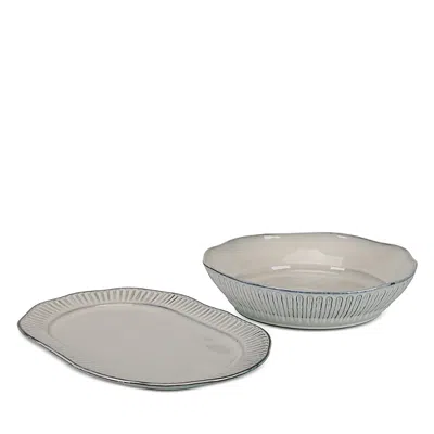 Bia Cordon Bleu Colonnade 2-piece Serve Set In Cream