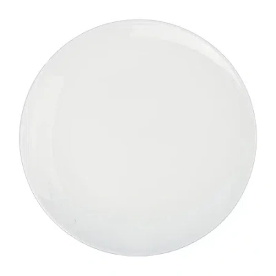 Bia Cordon Bleu Coupe 2-pc. Porcelain Dinner Plate In White