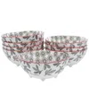 Bia Cordon Bleu Grace Footed 8pc Bowl Set In Gray