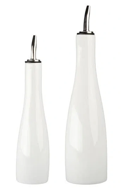 Bia Cordon Bleu Oil & Vinegar Bottle Set In White