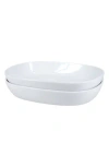 Bia Cordon Bleu Oslo Set Of 2 Oblong Baking Dishes In White