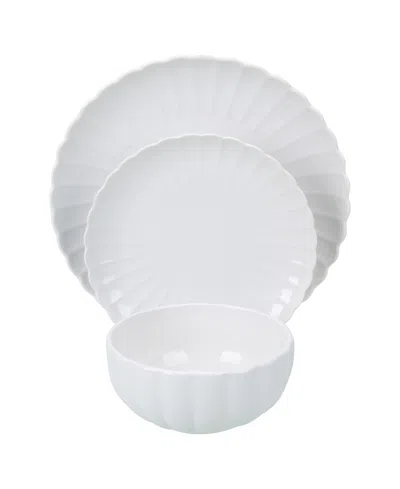 Bia Cordon Bleu Petal 12-pc. Dinnerware Set, Service For 4 In White