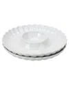 Bia Cordon Bleu Petal Chip And Dip, Set Of 2