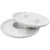 Bia Cordon Bleu Petal Set Of 2 Chip-n-dip Bowl Set