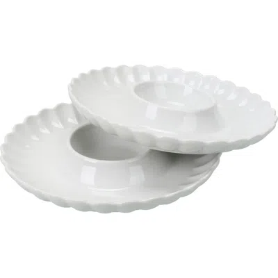 Bia Cordon Bleu Petal Set Of 2 Chip-n-dip Bowl Set