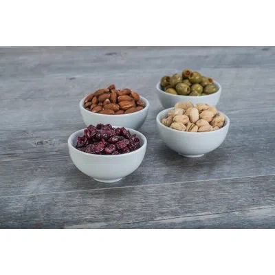 Bia Cordon Bleu Porcelain 4.5-ounce Footed Bowls In White