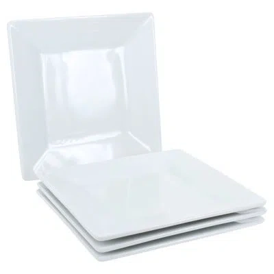 Bia Cordon Bleu Porcelain 7.25" Square Plates In White