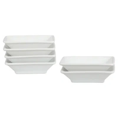 Bia Cordon Bleu Porcelain Rectanglar Soy Sauce Dipping Dish In White