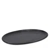 Bia Cordon Bleu Serene Oval Serving Platter, Black In Black