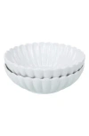 Bia Cordon Bleu Petal Round Serving Bowls, Set Of 2