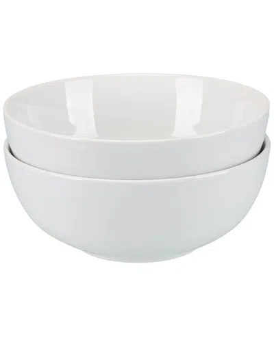 Bia Cordon Bleu Set Of 2 Round Bowls In White