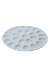 Bia Cordon Bleu Set Of 2 Round Egg Plates In White