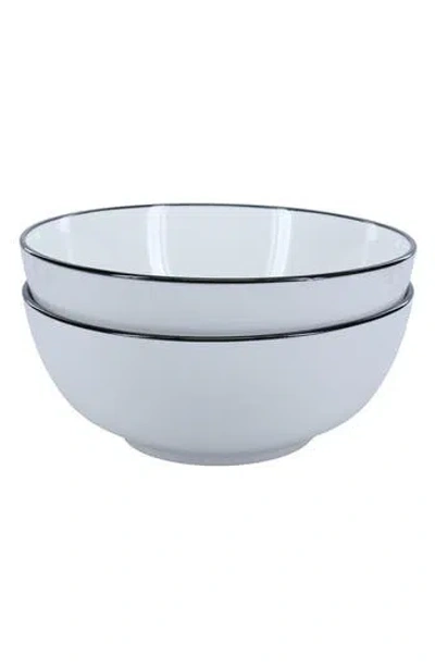 Bia Cordon Bleu Set Of 2 Silhouette Serving Bowls In White