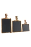 Bia Cordon Bleu Set Of 3 Rectangular Wood Serving Boards In Brown