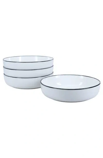 Bia Cordon Bleu Set Of 4 Silhouette Lunch Bowls In White