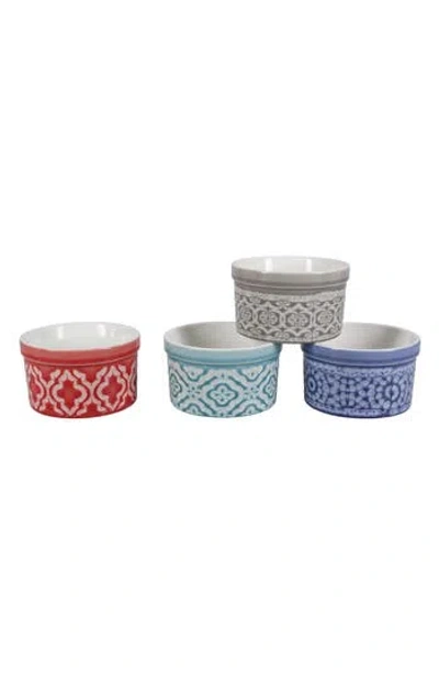 Bia Cordon Bleu Set Of 4 Stoneware Dominique Ramekins In Multi