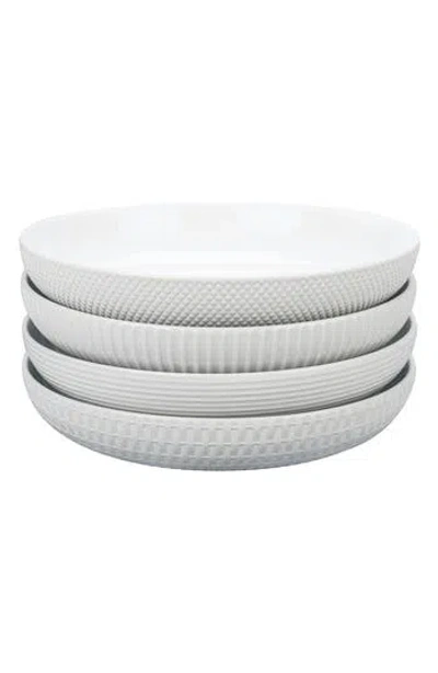 BIA CORDON BLEU BIA CORDON BLEU SET OF 4 TEXTURED DINNER BOWLS
