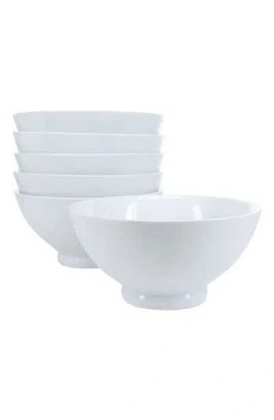 Bia Cordon Bleu Set Of 6 Noodle Bowls In White