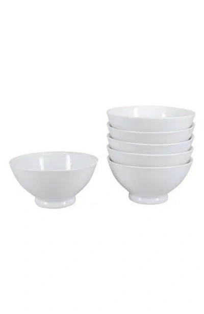 Bia Cordon Bleu Set Of 6 Rice Bowls In White