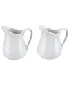 Bia Cordon Bleu Set Of Two 16oz Pitchers In White