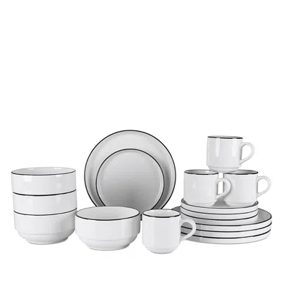 Bia Cordon Bleu Stackable 16 Piece Dinnerware Set In Cream