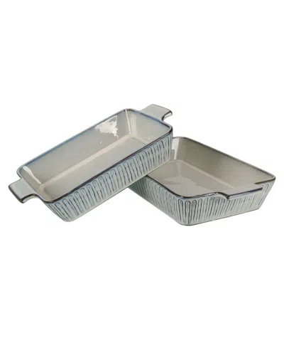 Bia Cordon Bleu Stoneware Colonnade Bakeware Set, 2 Piece In Beige