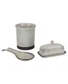 Bia Cordon Bleu Colonnade 3-piece Kitchen Set In Beige