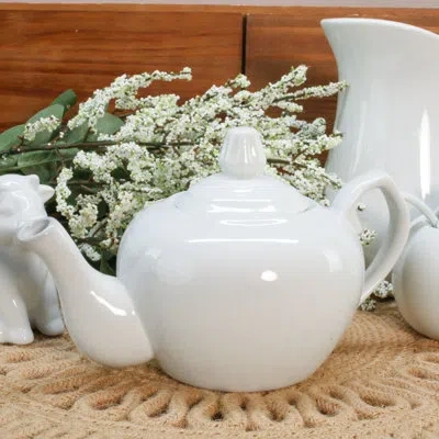 Bia Cordon Bleu Teapot, 18 Oz., White