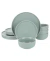 Bia Cordon Bleu Tempo, 12-piece Dinnerware Set, Service For 4 In Sage