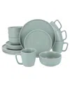 Bia Cordon Bleu Tempo 16-piece Dinnerware Set, Service For 4 In Sage