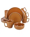 Bia Cordon Bleu Tempo 16-piece Dinnerware Set, Service For 4 In Terracotta