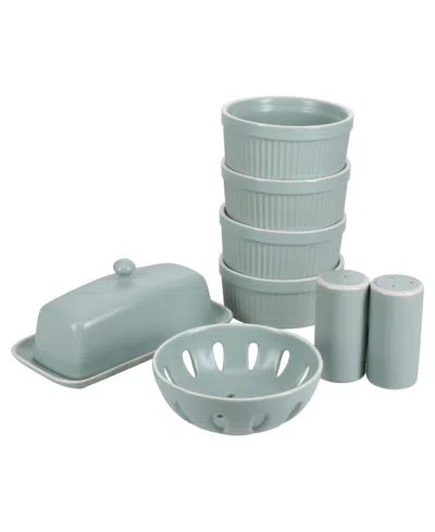 Bia Cordon Bleu Tempo 7-piece Tabletop Accessory Set In Sage