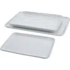 Bia Cordon Bleu Vail 3-piece Rectangular Platters In White