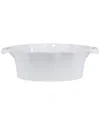 Bia Cordon Bleu Wavy Deep Bowl Oval Baker In White